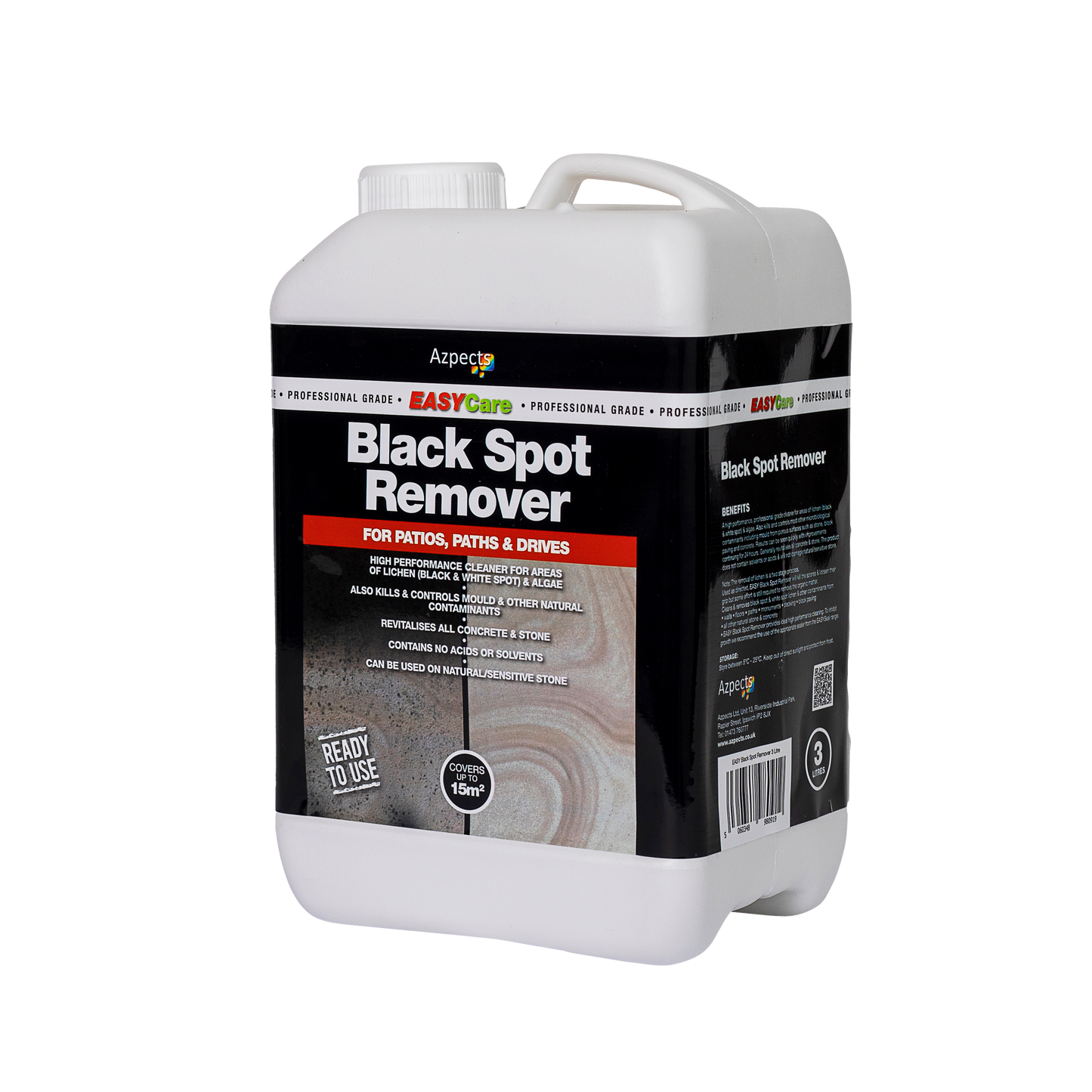 EASY Black Spot Remover (3 Ltr) Black Spot & Mould Remover - Discount Builders Merchants
