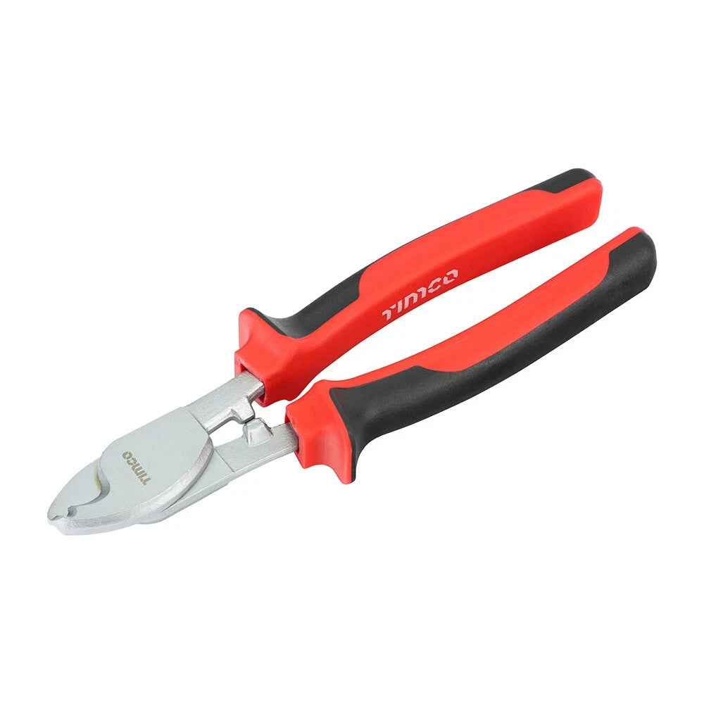 Timco Cable & Wire Cutters Cutting Snips Strippers Pliers Scissors Soft Grip 8"