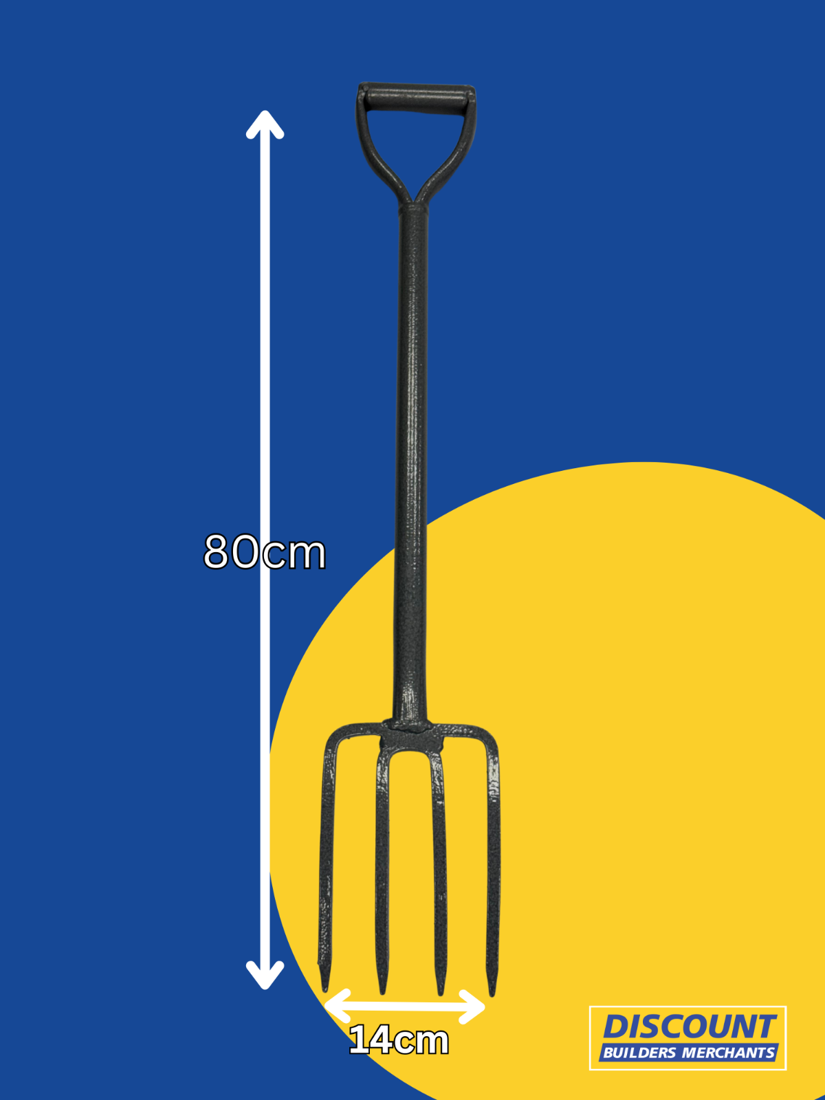 Small garden digging fork Heavy Duty Carbon Steel Rustproof farmer