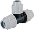 Plasson Reducing Tee 25mm x 25mm x 20mm | MDPE Water Pipe Fitting Connector