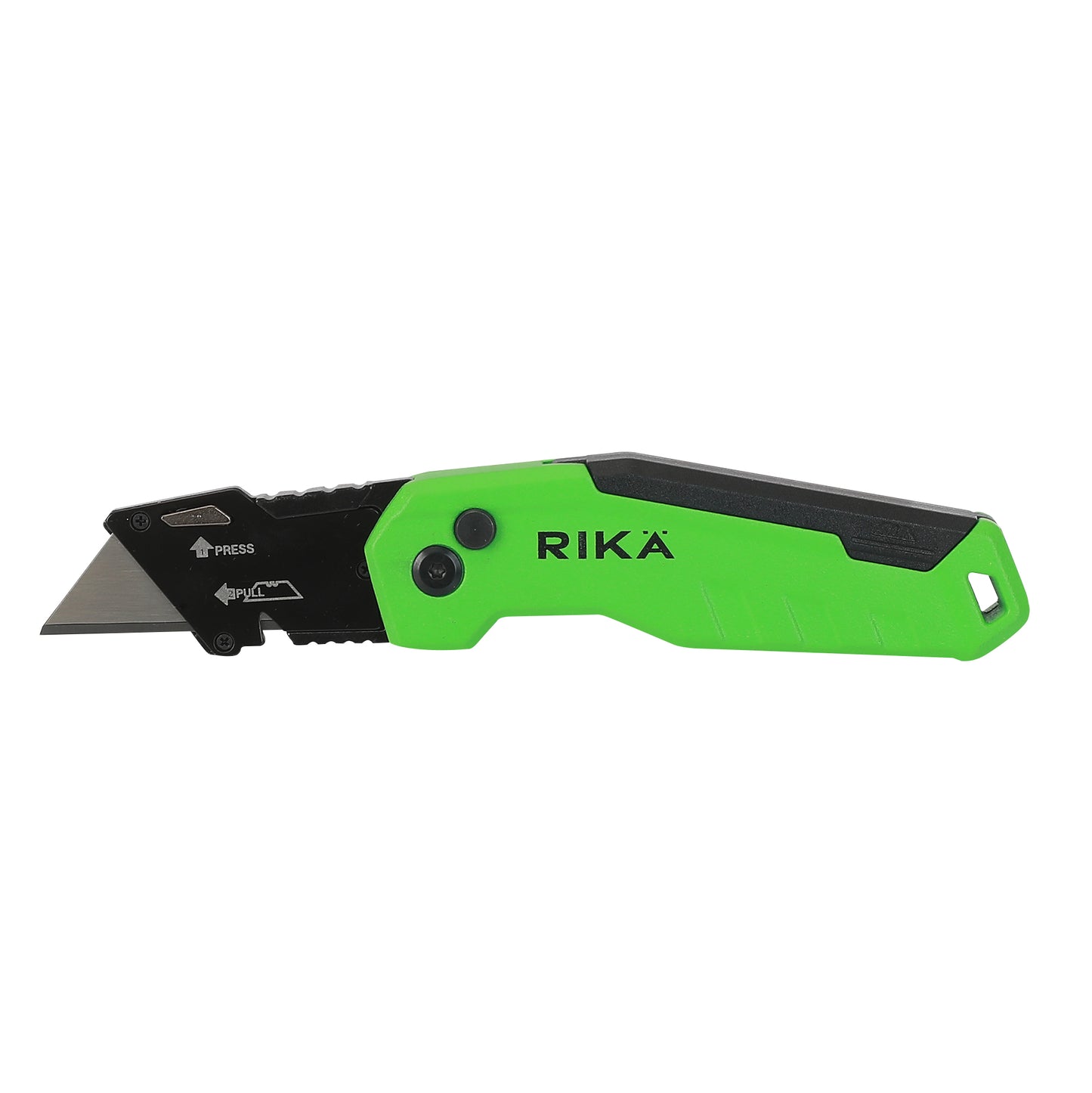 Rikä Retractable Folding Utility Knife with Blade Storage