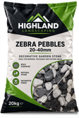 HL Zebra Pebbles 20-40mm 20kg