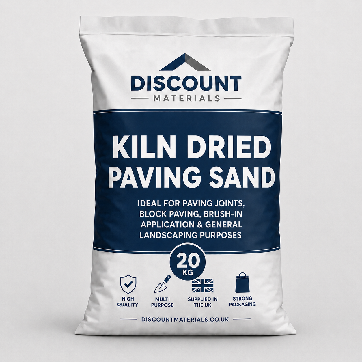 Kiln Dried Paving Sand 20kg Bag Pack of 30 product bag