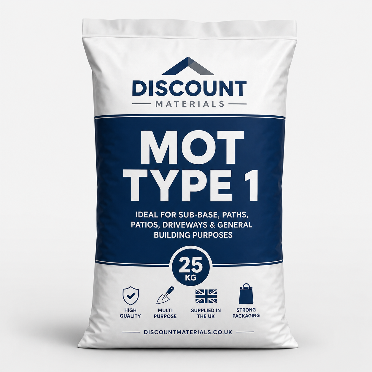 MOT Type 1 Sub Base 25kg Bag Pack of 40 product bag