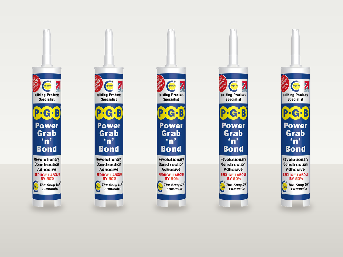 CT1 Power Grab ’n’ Bond Construction Adhesive – Pack of 5 × 290ml