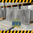 Riven stone Peak Paving slab, 4m² (L)450mm (W)450mm Pack of 20 Dark Grey