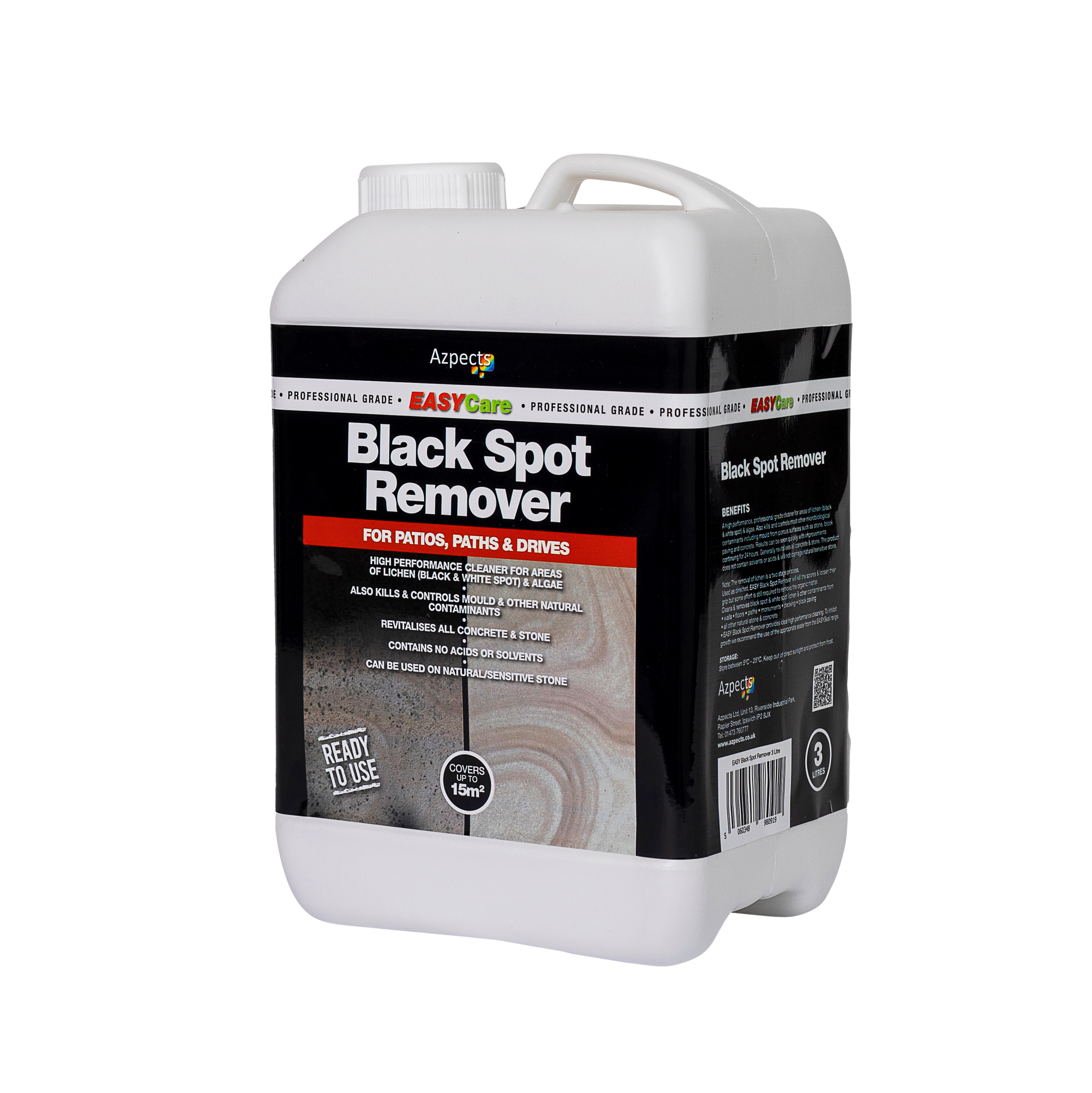 EASY Black Spot Remover (3 Ltr) Black Spot & Mould Remover - Discount Builders Merchants
