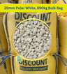 20mm Polar White, 850kg Bulk Bag FREE DELIVERY - Discount Builders Merchants