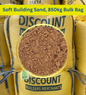 Soft Building Sand, 850kg Bulk Bag FREE DELIVERY - Discount Builders Merchants