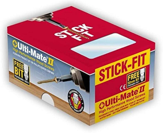 Ultimate Screws 50 Pack | Multi-Purpose Wood  Fixing | Trade Quality screws