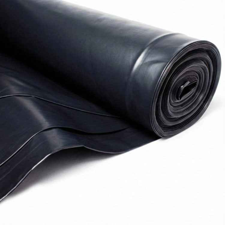 Damp Proof Membrane Black Polythene Sheeting DPM 300MU 1200G  cut to size 4m
