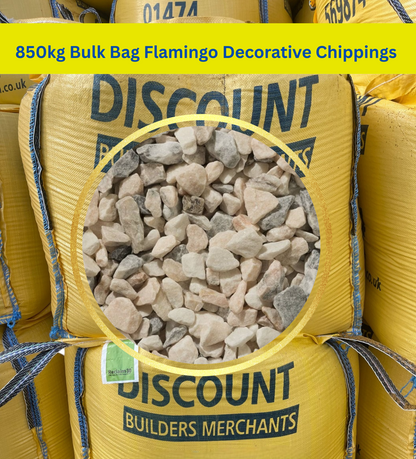 Bulk Bag 14–20mm Flamingo Chippings Free LOCAL Delivery/collection Northfleet