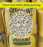 20mm Polar White, 850kg Bulk Bag FREE DELIVERY