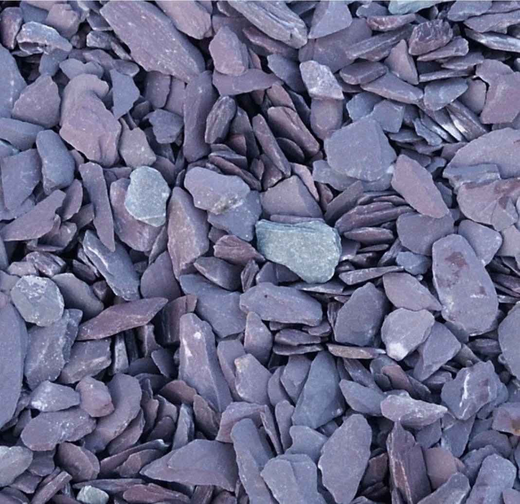 Bulk Bag 40mm Plum Slate Decorative Slate Free LOCAL Delivery/collection