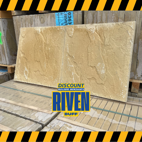 Riven Concrete Slabs 450x450 Patio Paving Slabs Garden Outdoor Landscaping Pack