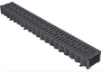 ACO Hexdrain Drainage Channel: 1 Metre Driveway Surface Water Drainage - Black