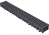 ACO Hexdrain Drainage Channel: 1 Metre Driveway Surface Water Drainage - Black