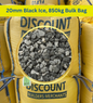 Bulk Bag 20mm Black Ice Chippings Decorative Free LOCAL Delivery/collection
