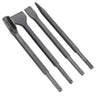 4PC SDS+ Chisel Set Flat Point Groove Gouge Hammer Drill Bits Fits Bosch Makita