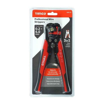 Timco 8" Professional High Performance Quality Wire Strippers