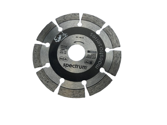 OX Tools Spectrum 115mm (4.5") Diamond Cutting Disc Blade – Angle Grinder Wheel