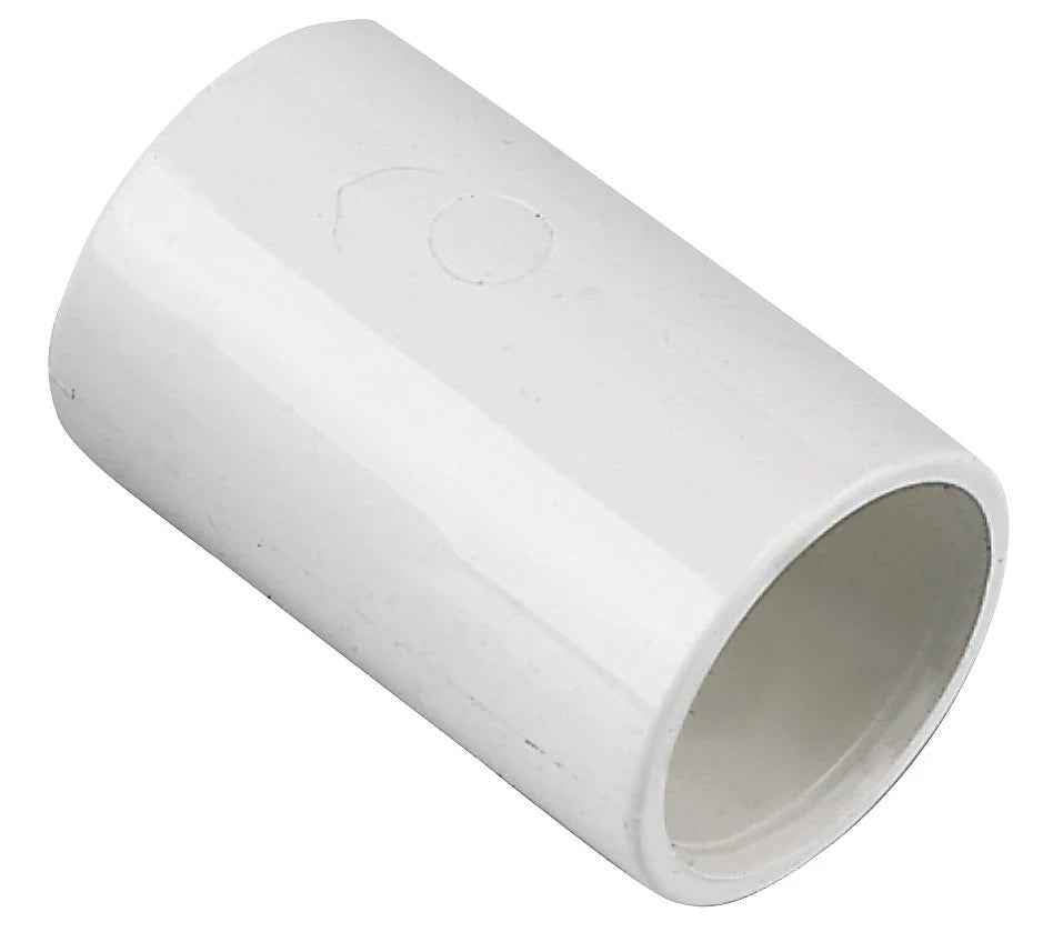 OS10 21.5mm White Overflow Coupling Pipe Connector – Plumbing Fitting 5 pack
