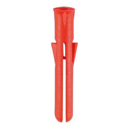 Timco Wall Plastic Plugs Red Yellow Brown 100,450,1000 bags