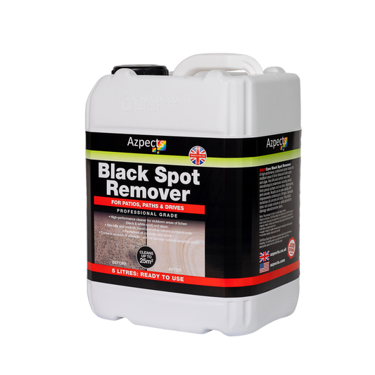 EASY Black Spot Remover (5 Ltr) Azpects Algae Remover Preimum Brick and Patio Cleaner - Discount Builders Merchants