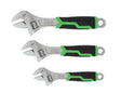 Rikä 3pc Adjustable Wrench with Soft Grip Handle Set