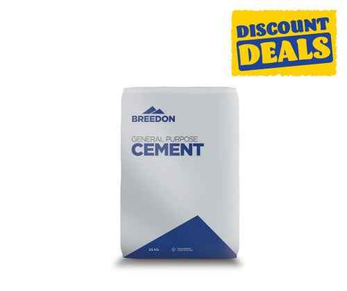30 x 25kg Breedon Cement (plastic) General Purpose - Discount Builders Merchants