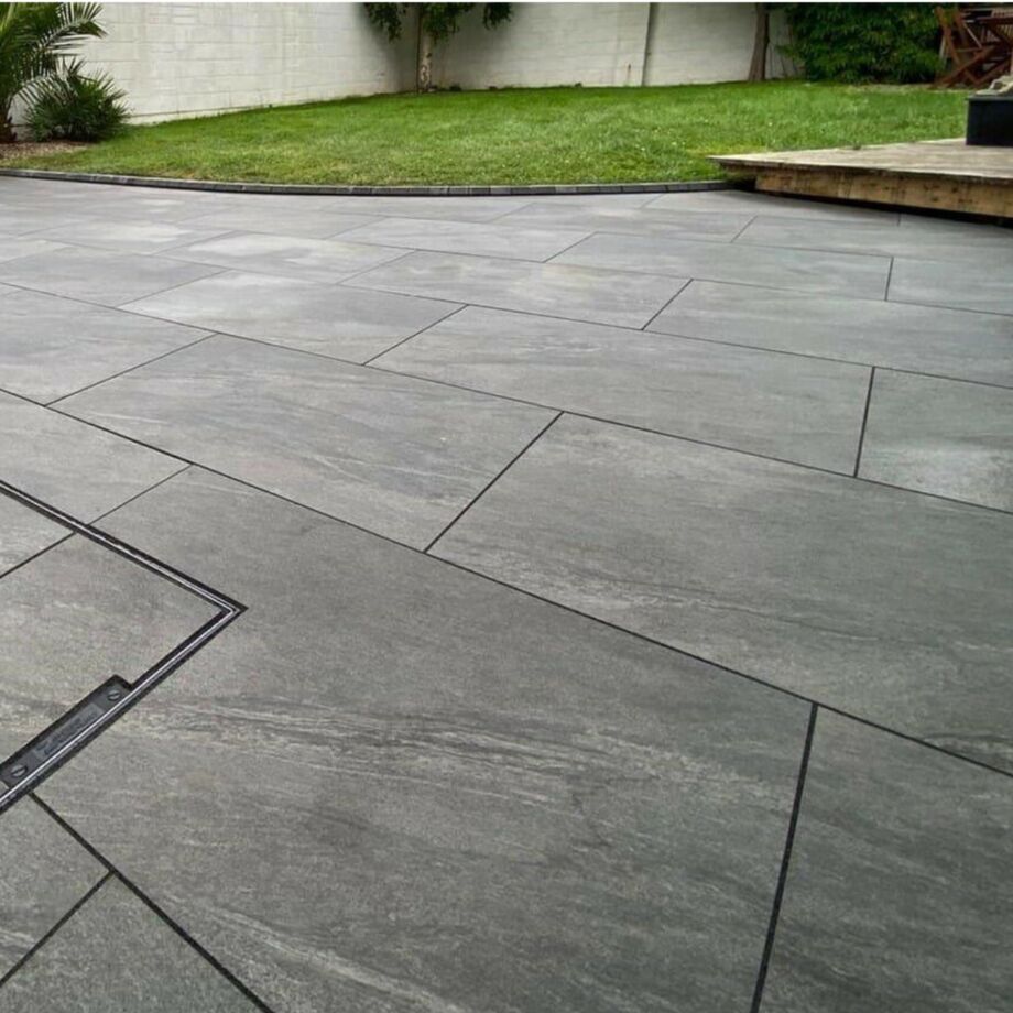 12 X County Griss  Porcelain slabs paving tiles, 900mm x 600mm x 20mm 6.48m²