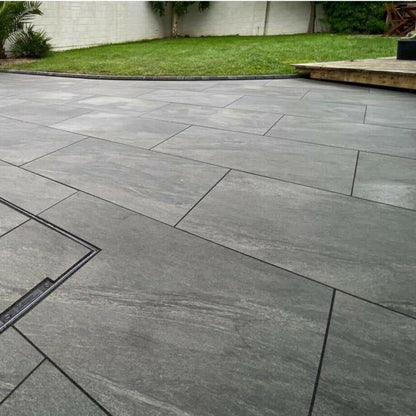 12 X County Griss  Porcelain slabs paving tiles, 900mm x 600mm x 20mm 6.48m²