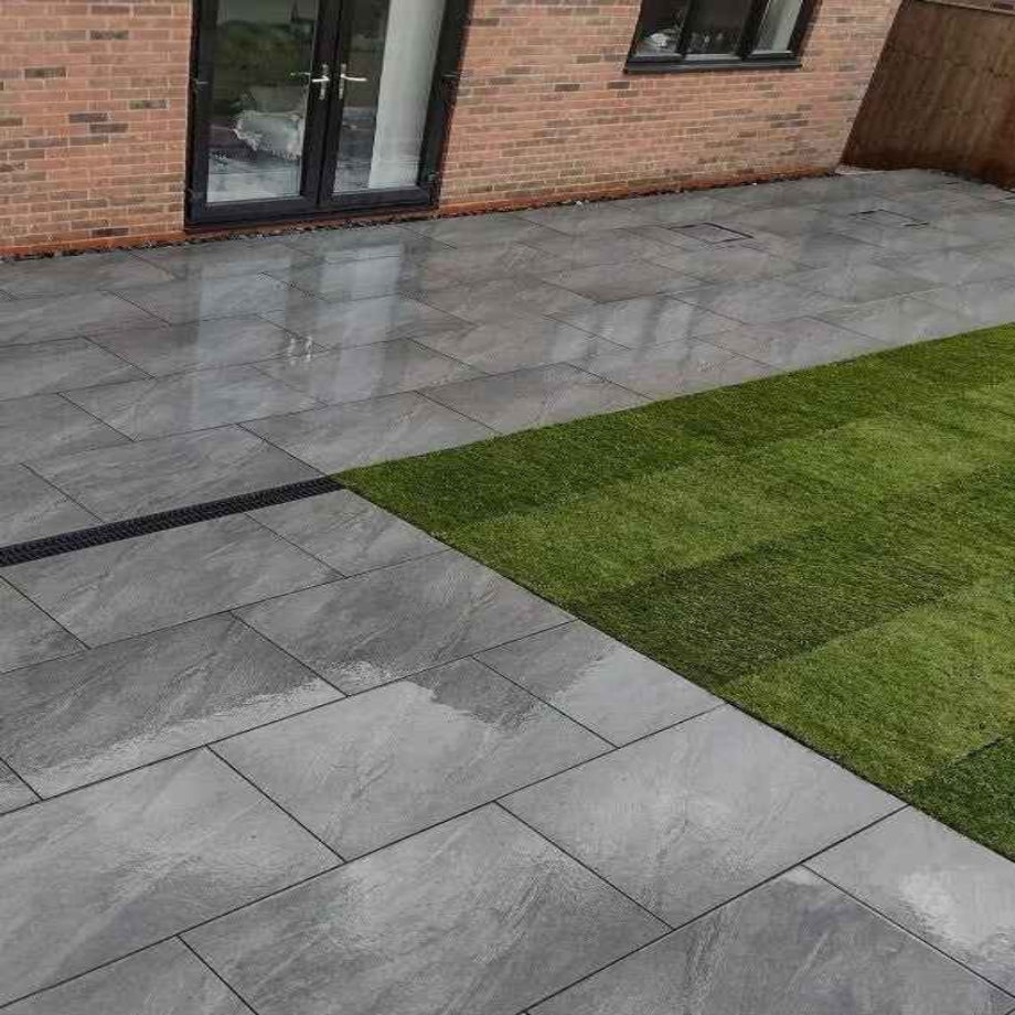 24 X County Griss  Porcelain slabs paving tiles, 900mm x 600mm x 20mm 12.96m²