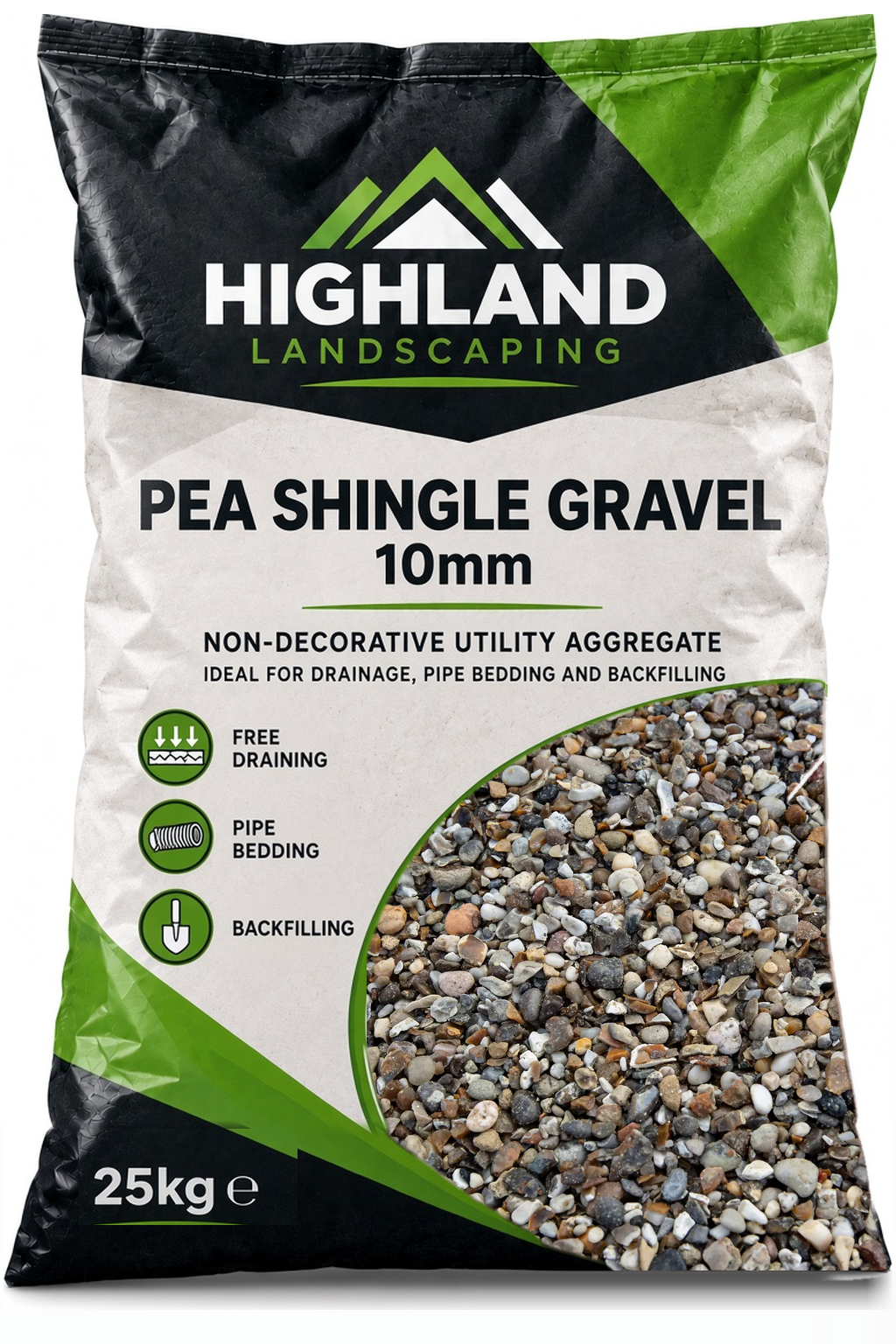 HL 10mm Pea Shingle 25kg