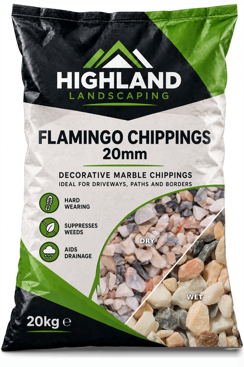 HL Flamingo Chippings 20mm 20kg