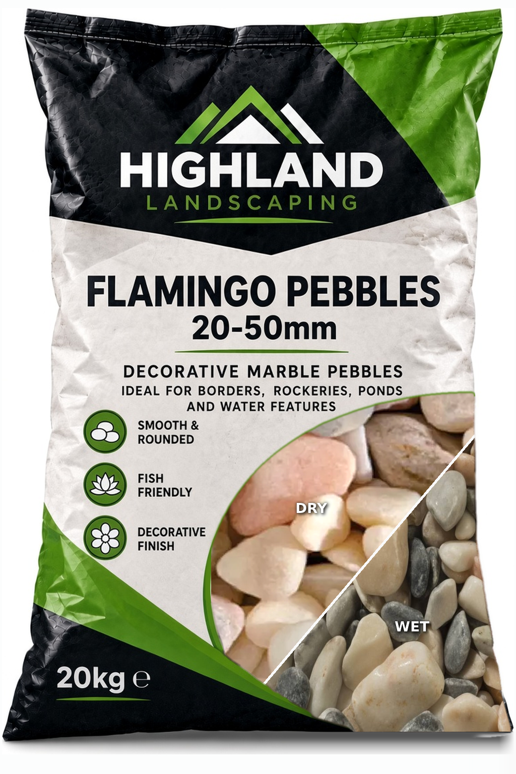 HL Flamingo Pebbles 20-50mm 20kg