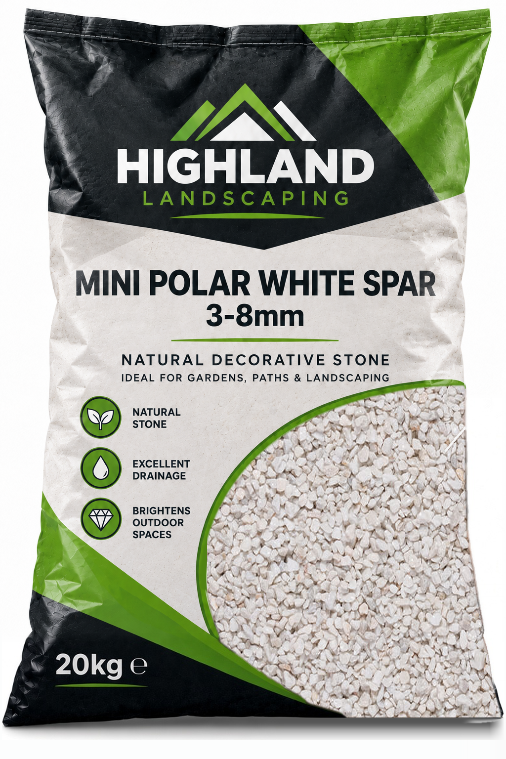 HL Polar White 3-8mm 20kg