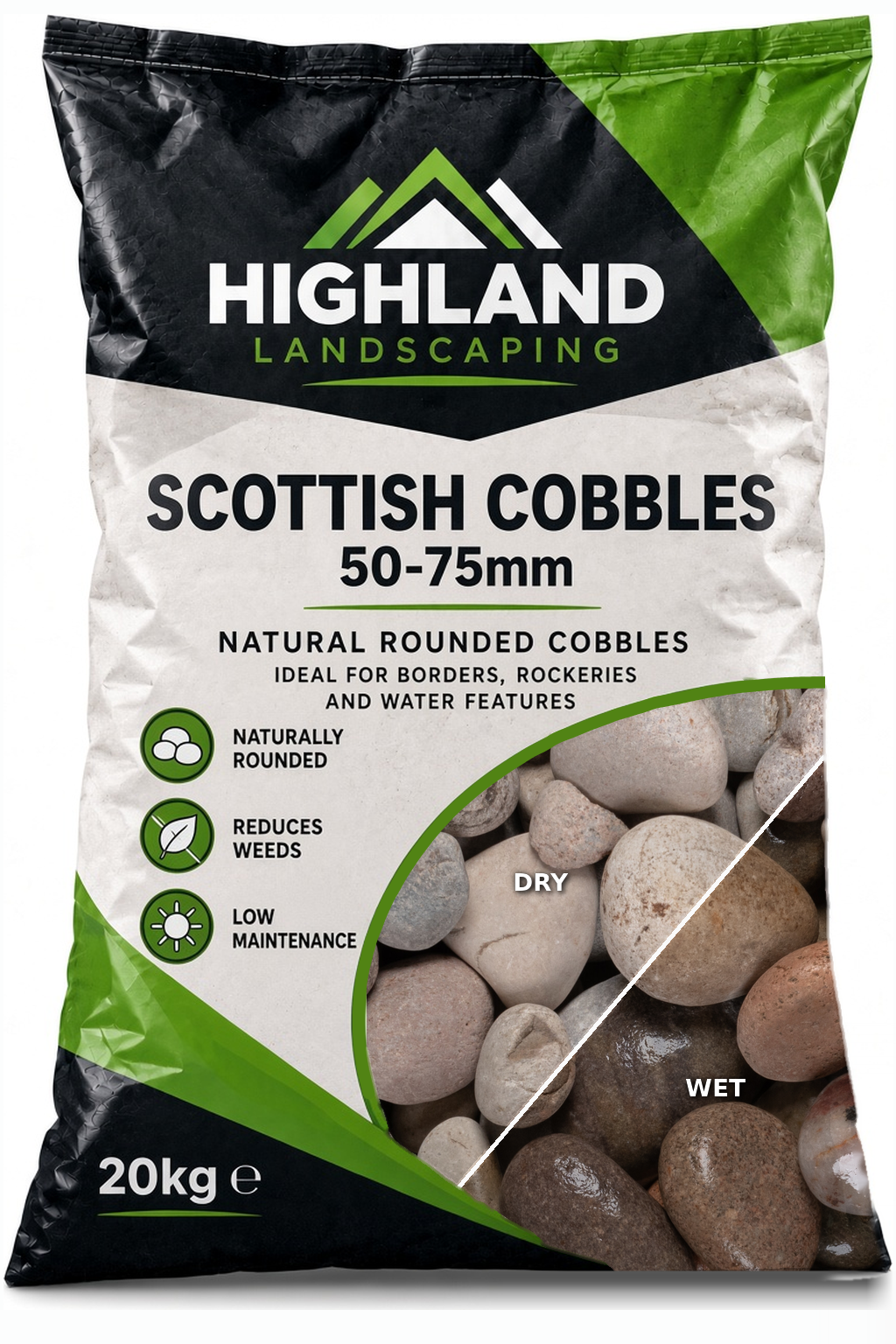 HL Scottish Cobbles 50-75mm 20kg