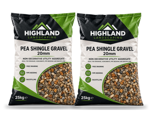 HL 20mm Pea Shingle 25kg x2