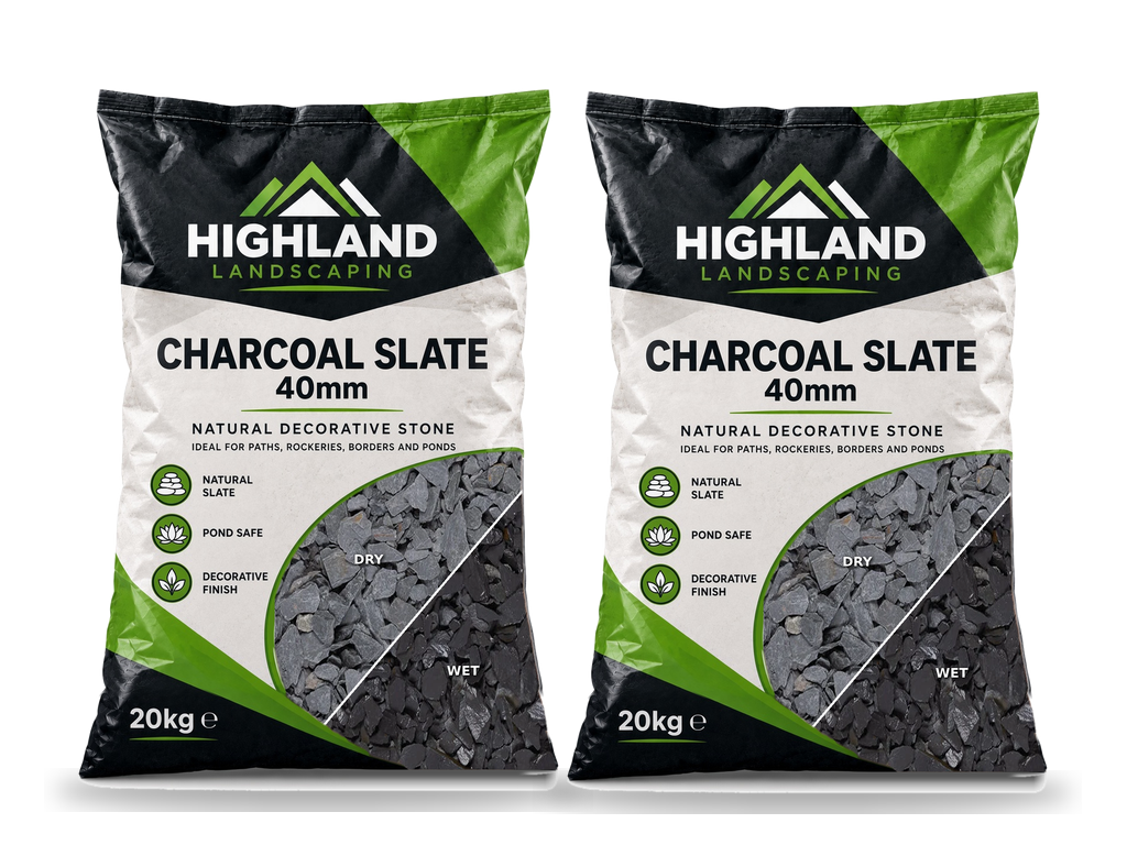 HL Charcoal Slate 40mm 20kg x2