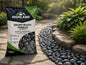 HL Ebony Black Pebbles 15-30mm 20kg lifestyle