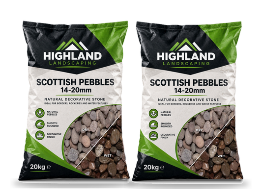 HL Scottish Pebbles 14-20mm 20kg x2