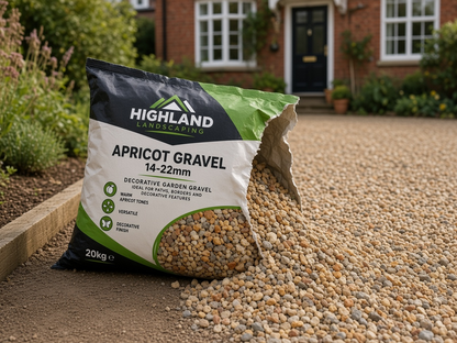 HL Apricot Gravel 14-22mm 20kg lifestyle