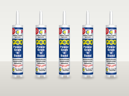 CT1 Power Grab ’n’ Bond Construction Adhesive – Pack of 5 × 290ml