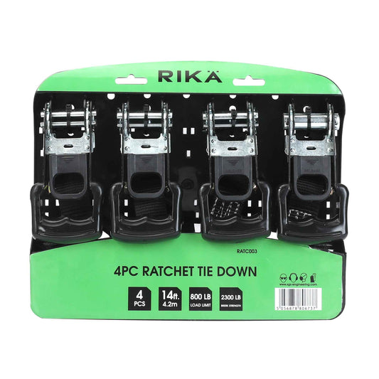 Rikä 4pc Ratchet Tie Down