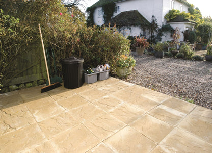 60 x Riven Utility Slabs 450x450 Natural