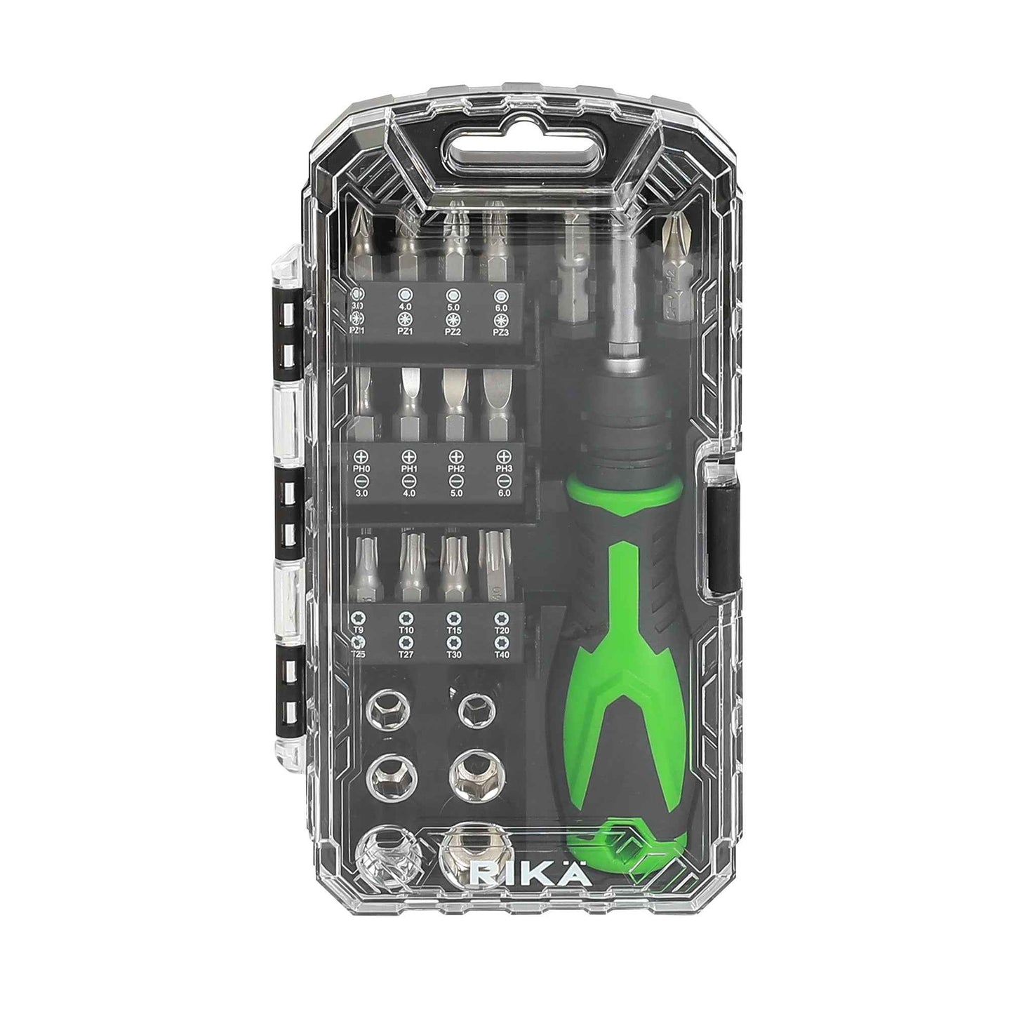 Rikä 33pc 1/4" Drive Screwdriver and Adapter Set