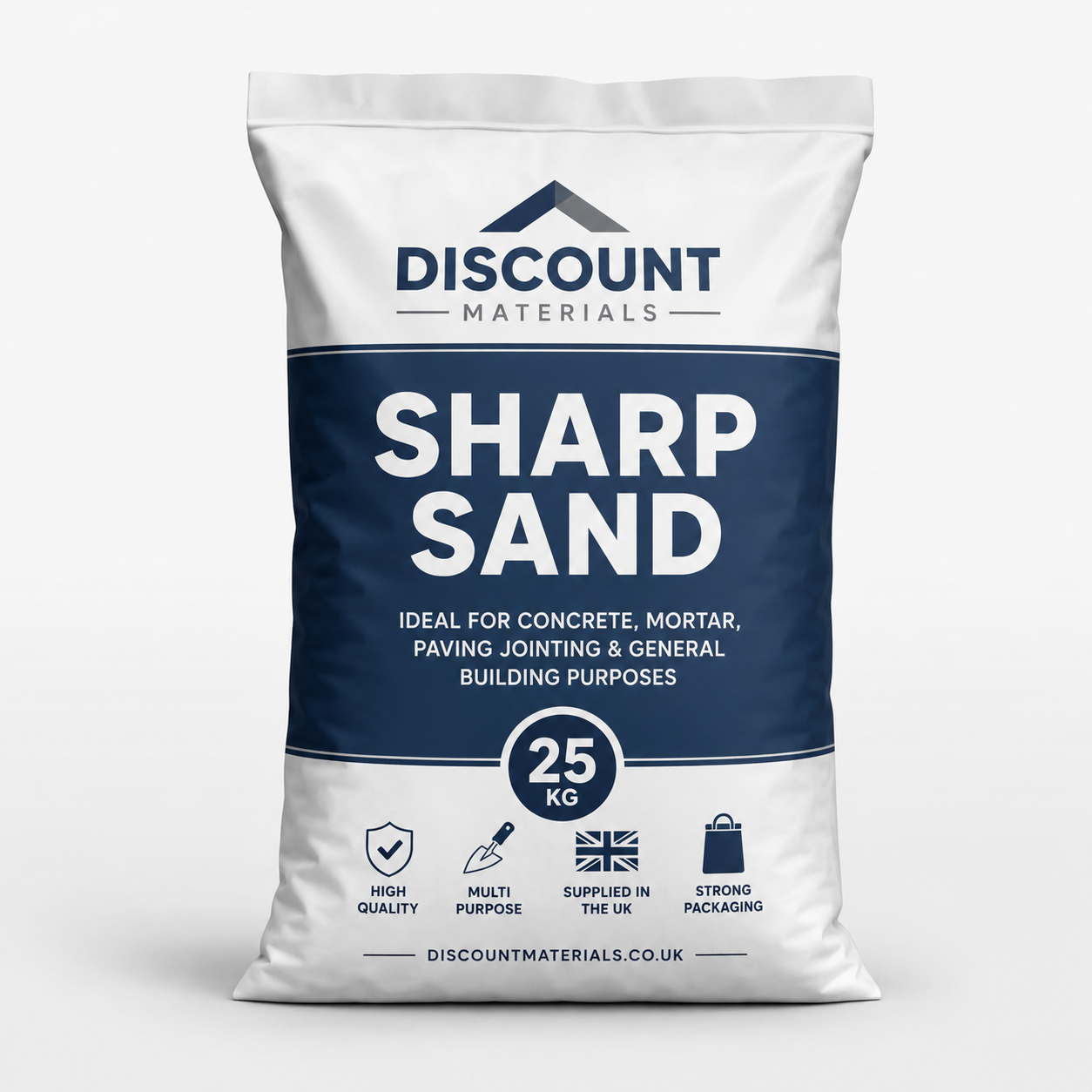Sharp Sand Grit Sand 25kg Bag Pack of 40 product bag