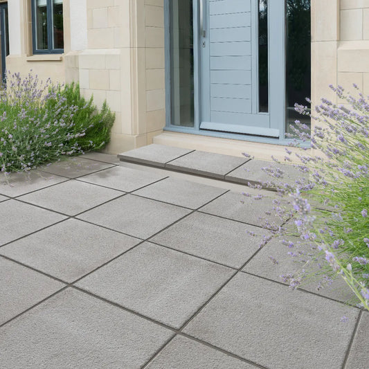 80 X Textured Slabs 450x450 Light Grey 16.2m²