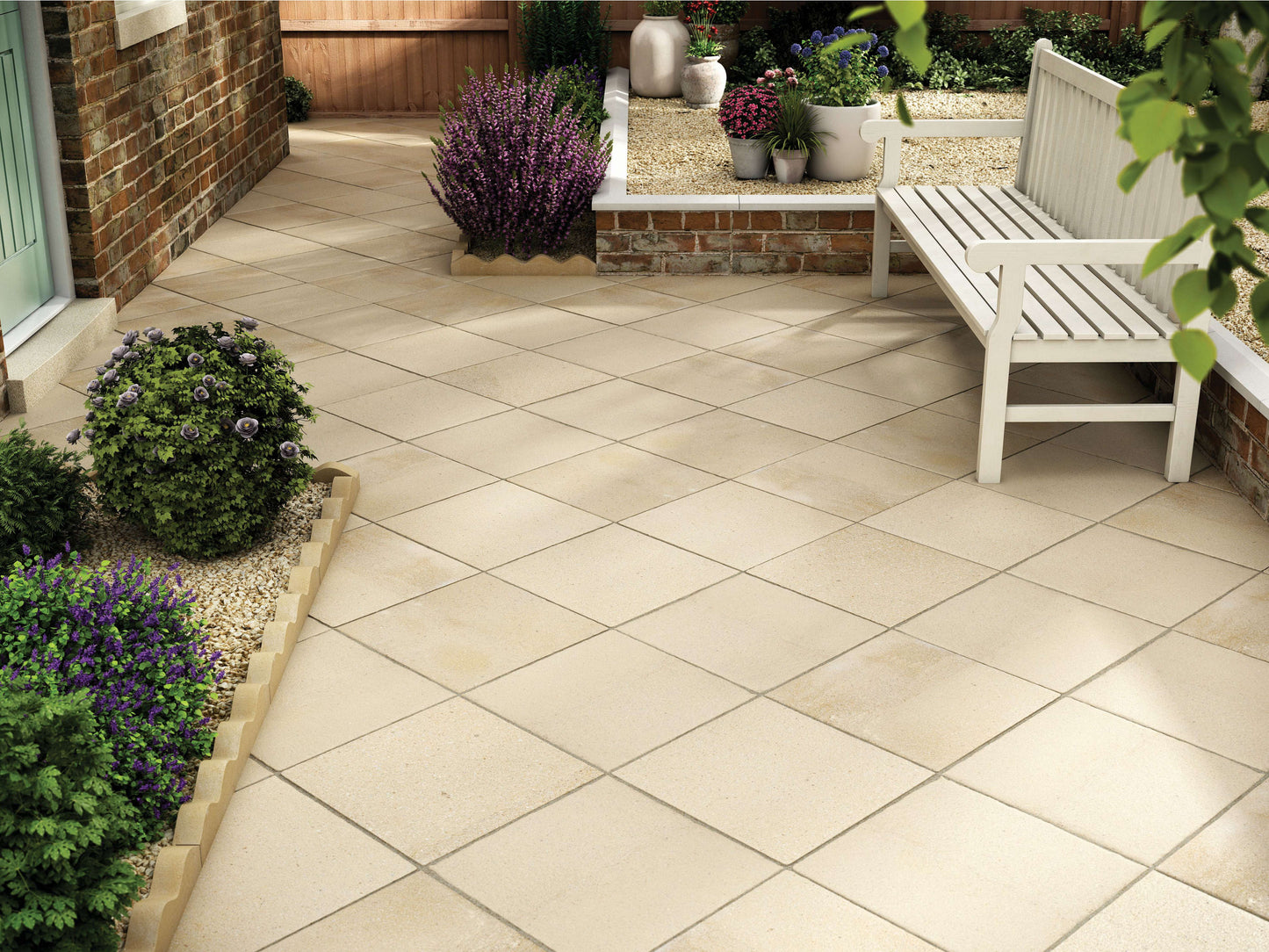20 X Textured Slabs 450x450 Buff 4.05m²